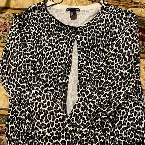 Leopard cardigan